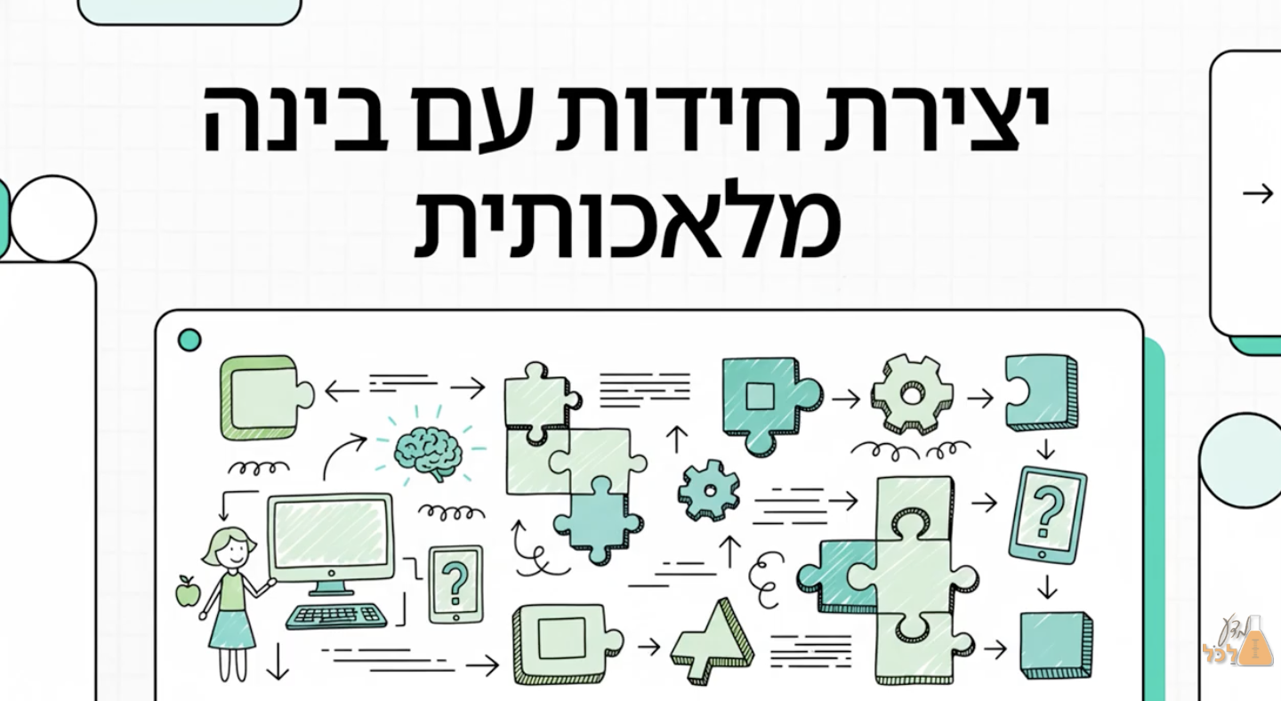 סרטון הדרכה — חידות מנעול עם בינה מלאכותית