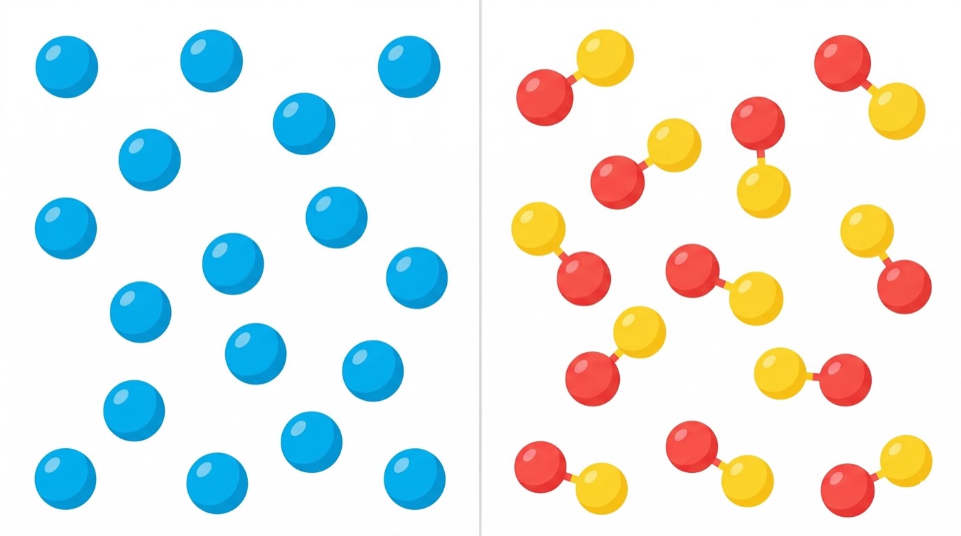 יסוד מול תרכובת